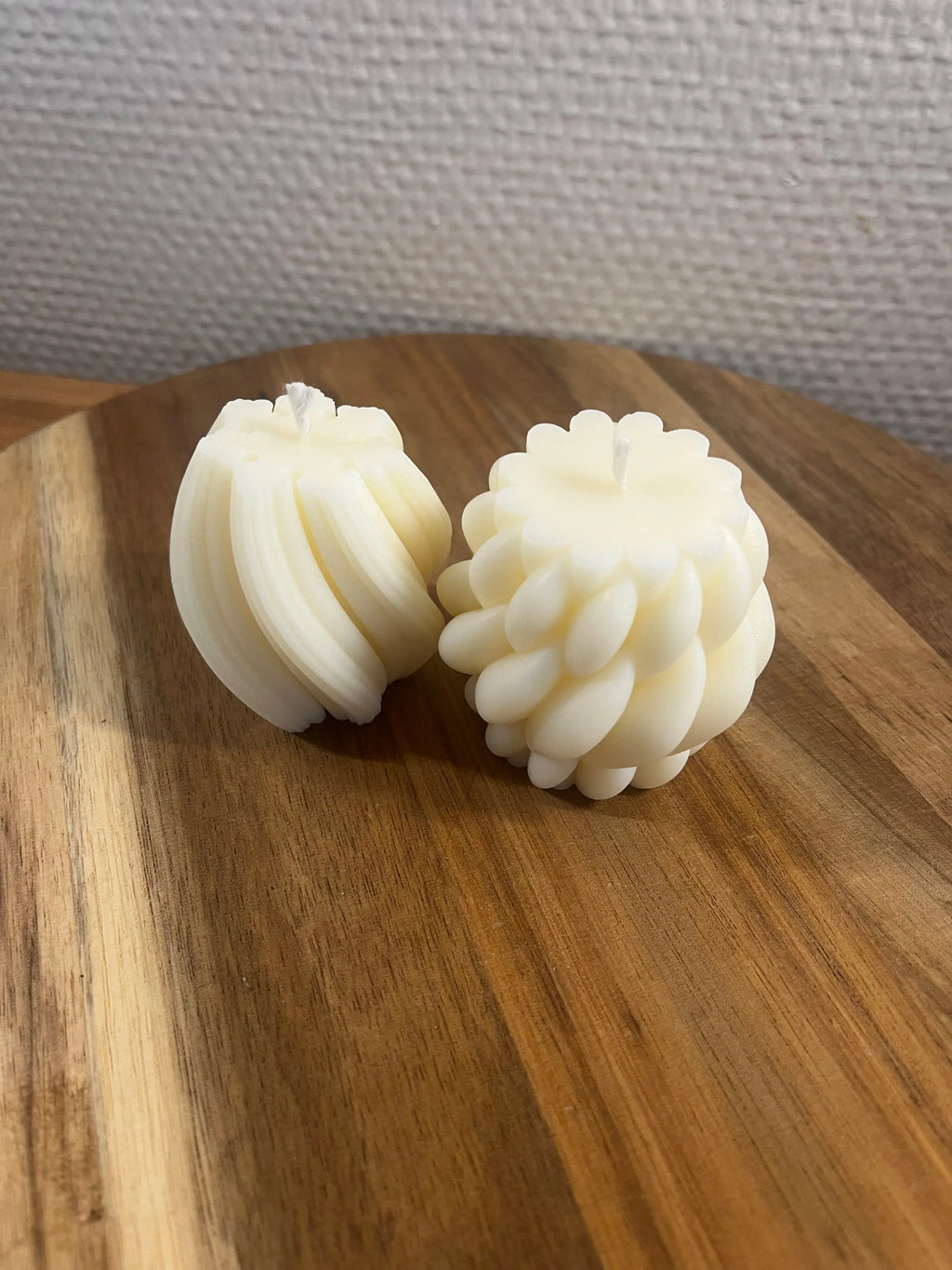 Bougie moulée - Duo Alba Séréna Horjane